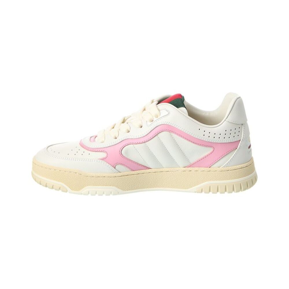 Gucci Re-Web Leather Sneaker - Picture 2 of 5